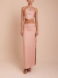 Cairo Skirt - Rosewood Pink by Azulu, photo 1 of 3, Leonica
