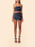 Sango Short - Navy by Azulu, photo 1 of 3, Leonica