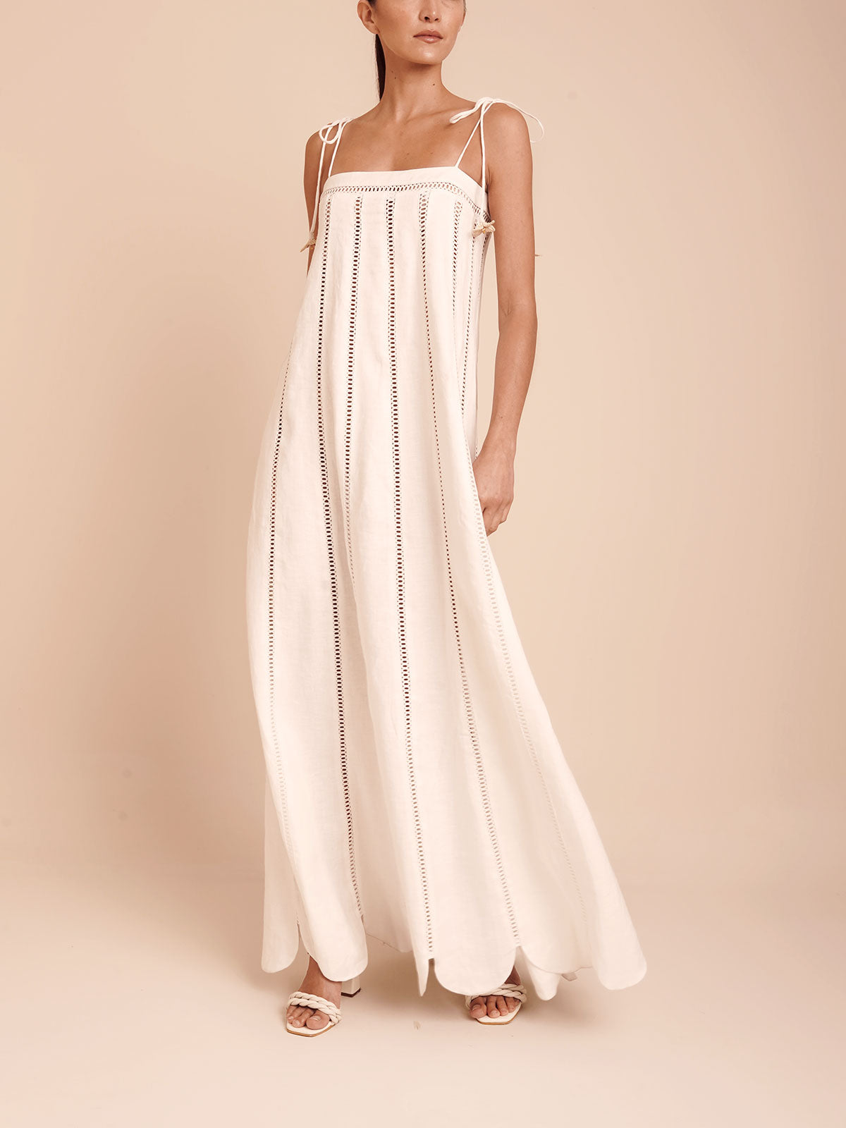 Nilo Dress - Ivory by Azulu, photo 2 of 4, Leonica