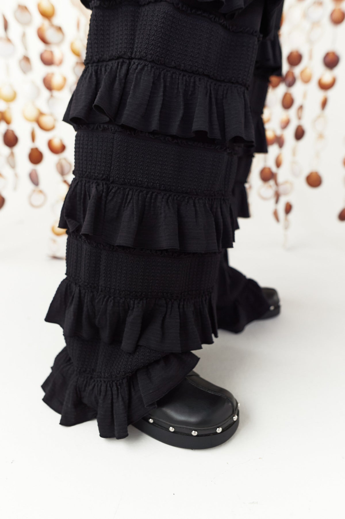 Moonlight Dancing Pants In Black Shell by Itana, photo 4 of 17, Leonica
