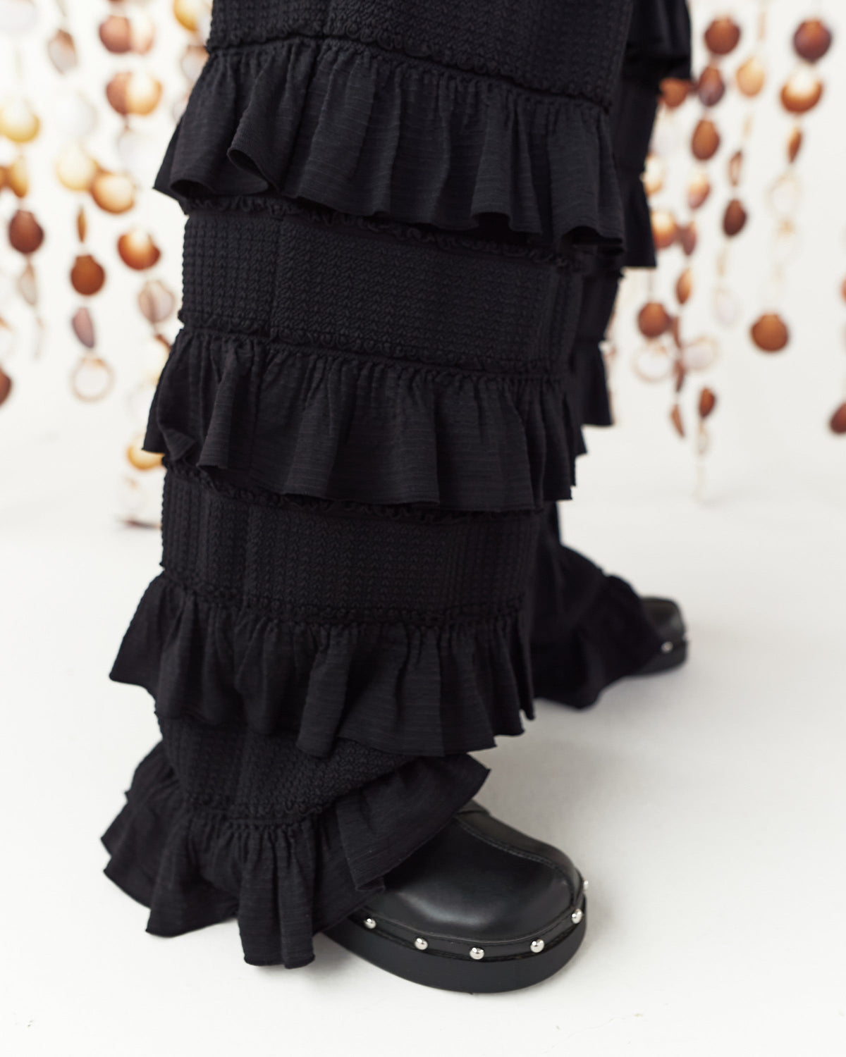 Moonlight Dancing Pants In Black Shell by Itana, photo 5 of 17, Leonica