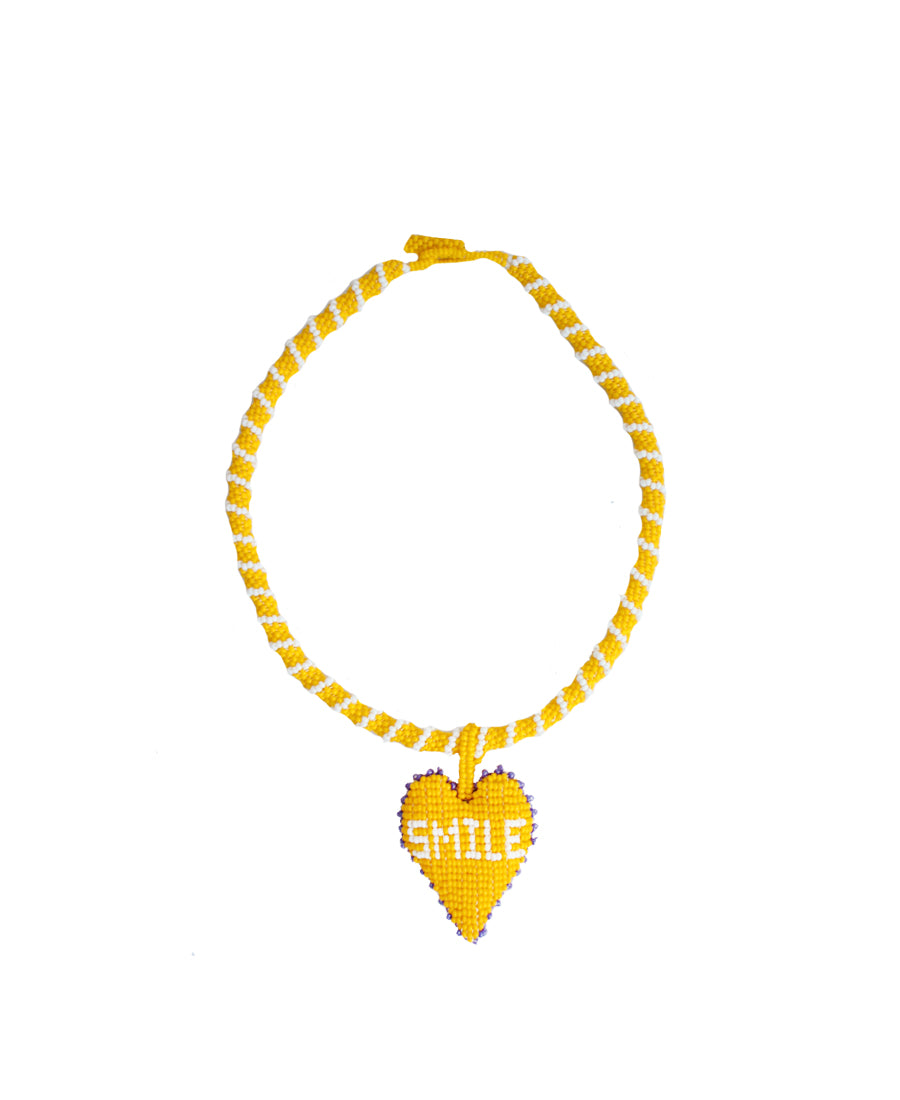 Short Smile Necklace by Pajara Pinta, photo 1 of 3, Leonica