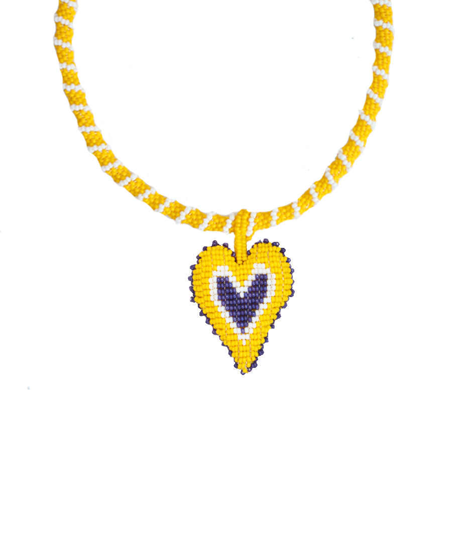 Short Smile Necklace by Pajara Pinta, photo 2 of 3, Leonica