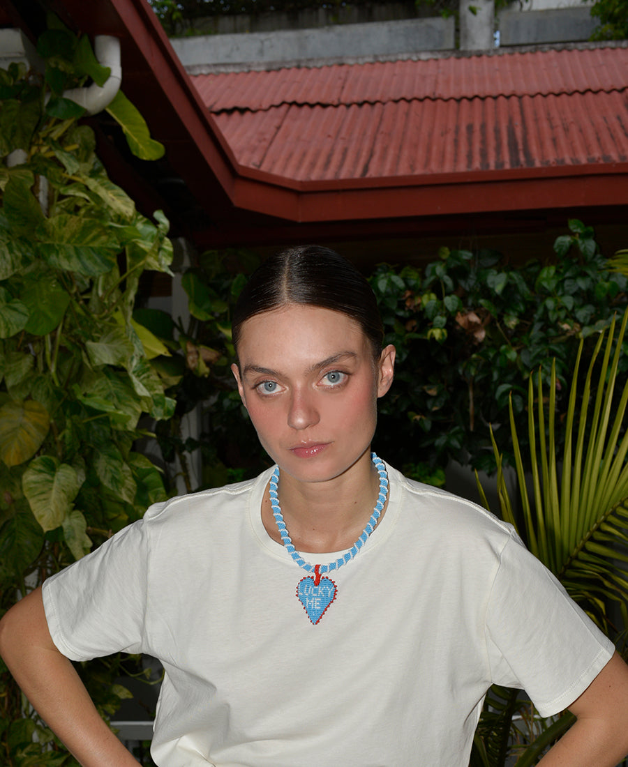 Short Lucky Me Necklace by Pajara Pinta, photo 3 of 3, Leonica